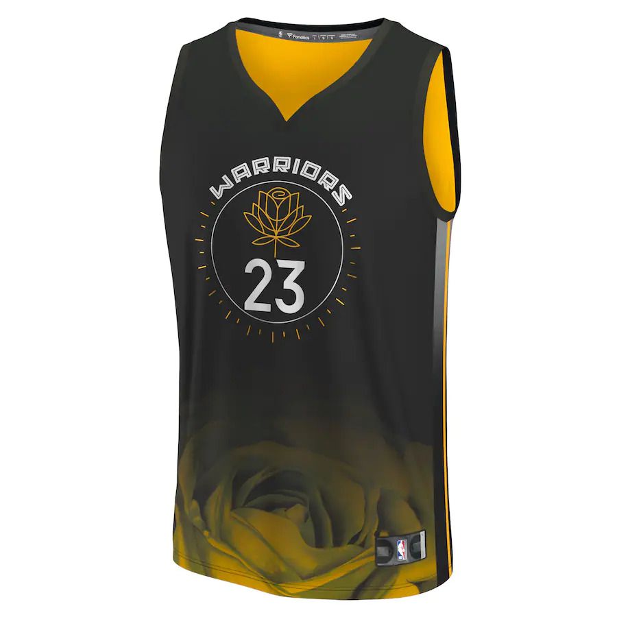 Men Golden State Warriors #23 Draymond Green Fanatics Branded Black 2022-23 Fastbreak NBA Jersey